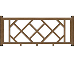 ограждение для лестницы прямое