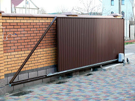 откатные ворота с электроприводом