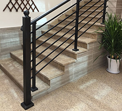 ограждение для лестницы наклонное