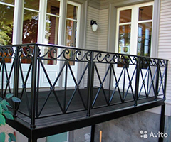 пример нашей работы по изготовлению перил