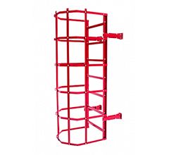 пристенная пожарная лестница