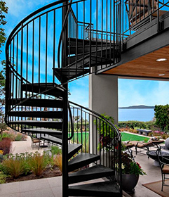 лестница винтовая наружная